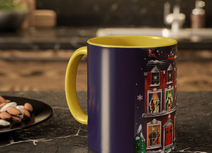 A Christmas Eve Celebration Colorful Mugs (11oz, 15oz)