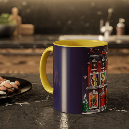 A Christmas Eve Celebration Colorful Mugs (11oz, 15oz)