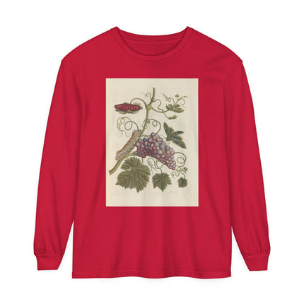 Botanical Pl.49 by Maria Sibylla Garment-dyed Long Sleeve T-Shirt