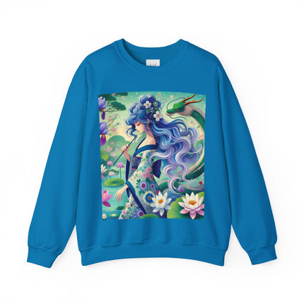 Fairy of the Koi Pond Heavy Blend™ Crewneck Sweatshirt