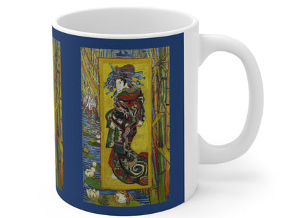 Courtesan (after Eisen) by Vincent Van Gogh Ceramic Mug 11oz