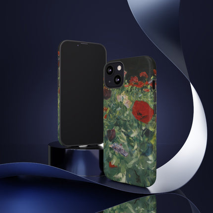 Poppies (A Study of Poppies for Carnation, Lily, Lily, Rose) by John Singer Sargent Phone Cases