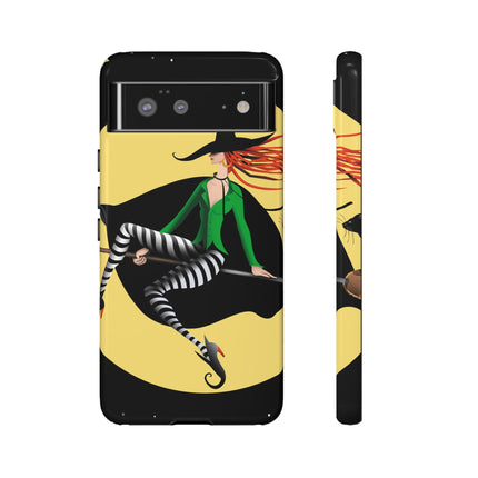 A Witch’s Moonlit Flight Phone Cases