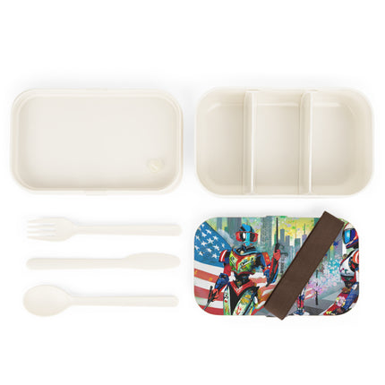 High Fashion Cyberpunk CIA Robots Bento Lunch Box