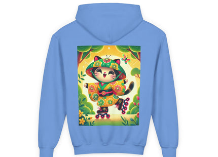 Firefly Dance on Wheels Youth Heavy Blend Hooded Sweatshirt