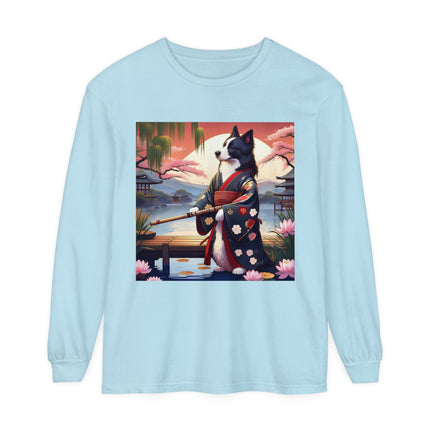 Border Collie Warrior Long Sleeve T-Shirt