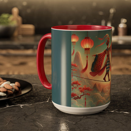 The Lantern Walker Colorful Mugs (11oz, 15oz)