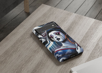 Geisha’s Black Ink Tears Phone Cases