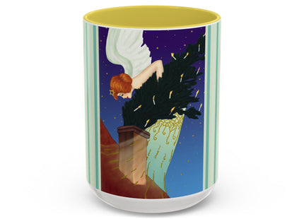 The Christmas Angel Colorful Mugs (11oz, 15oz)