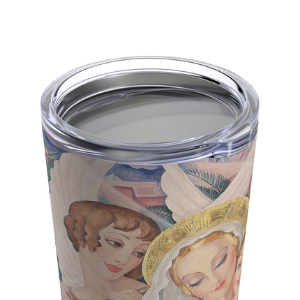 Madonna with Child Surrounded by Musical Angels by Gerda Wegener Tumbler 20oz