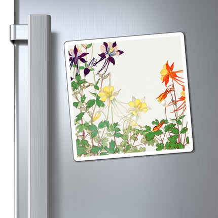 Aquilegia Flower by Tanigami Kônan Magnets (3 Sizes)