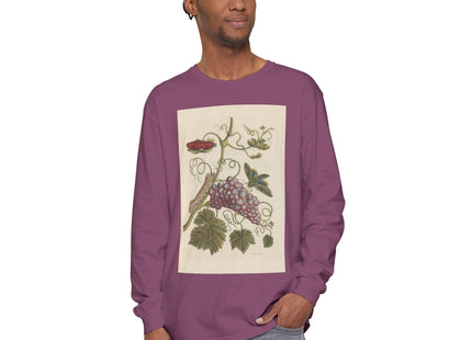 Botanical Pl.49 by Maria Sibylla Garment-dyed Long Sleeve T-Shirt