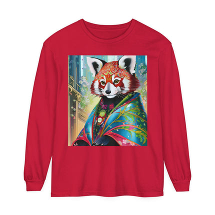 Cybernetic Red Panda Long Sleeve T-Shirt