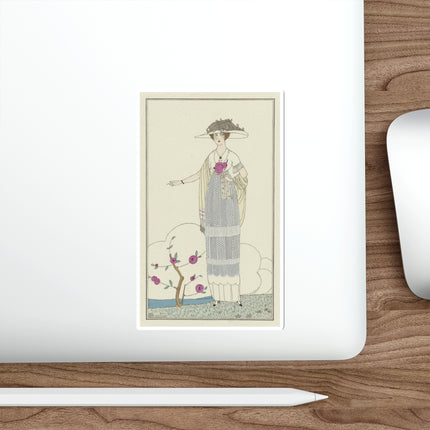 Robe de linon (Linen Dress) by Charles Martin Die-Cut Stickers (5 Stickers)