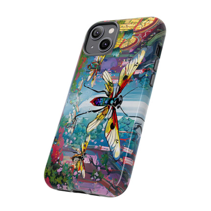 Neon Swarm Phone Cases