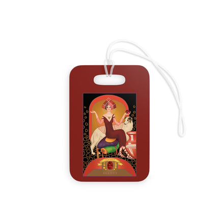 January & Garnet (from the Gem Series) by Sofia Chiostri Luggage Tags