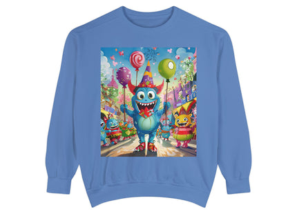 Monster Parade Madness Unisex Garment-Dyed Sweatshirt