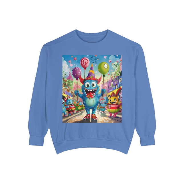 Monster Parade Madness Unisex Garment-Dyed Sweatshirt