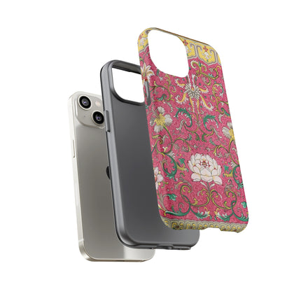 Pink Floral Pattern by Owen Jones Phone Cases