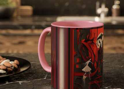 Halloween Night Scene Colorful Mugs (11oz, 15oz)