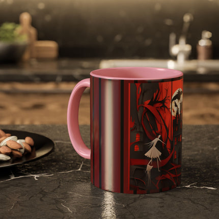 Halloween Night Scene Colorful Mugs (11oz, 15oz)
