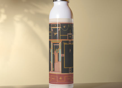 Pompeii Walls Pl.04 by Victor Steeger Slim Water Bottle