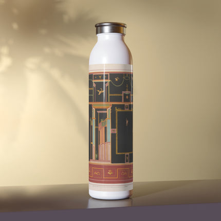 Pompeii Walls Pl.04 by Victor Steeger Slim Water Bottle