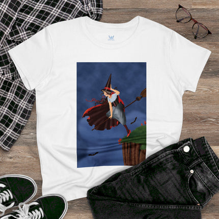 The Enchanted Witch Women's Midweight Cotton Tee