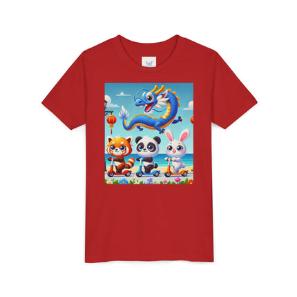 Seaside Scooter Friends Youth Short Sleeve Tee