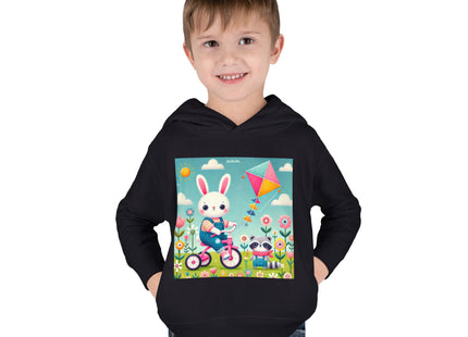 Breezy Meadow Ride Toddler Pullover Fleece Hoodie
