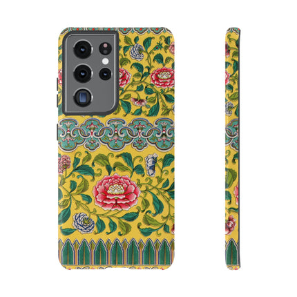 Chinese Floral Illustration by Owen Jones Phone Cases