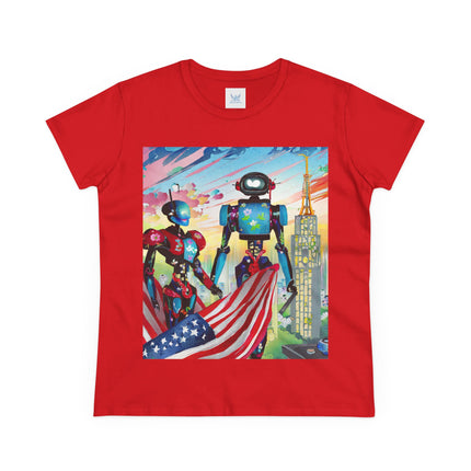 High Fashion Cyberpunk CIA Robots Cotton Tee