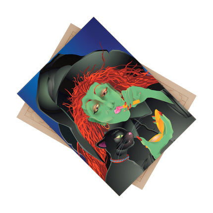 Mirror, Mirror A Witch's Touch Ceramic Tile