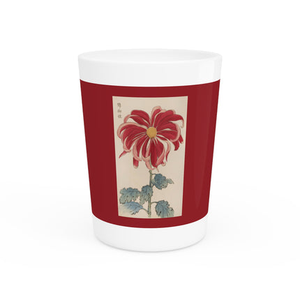 Keika hyakugiku, Pl.01 by Keika Hasegawa Ceramic Shot Glass