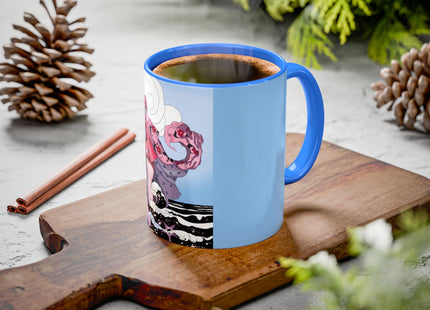Goddess of the Swirling Sea Colorful Mugs (11oz, 15oz)