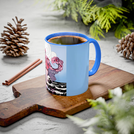 Goddess of the Swirling Sea Colorful Mugs (11oz, 15oz)