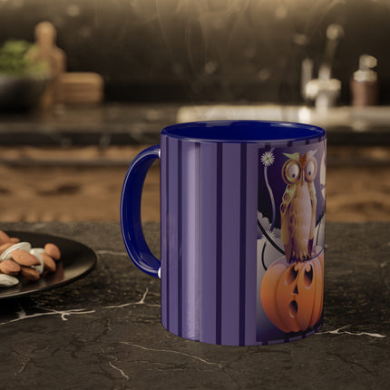 The Startled Pumpkin Colorful Mugs, 11oz