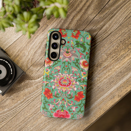 Colorful Floral Pattern by Owen Jones Phone Cases