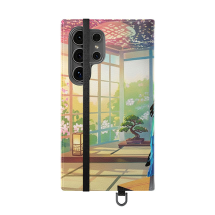🎧🦜 Parrot DJ Flip Case – Neon Beats & Cyber Groove