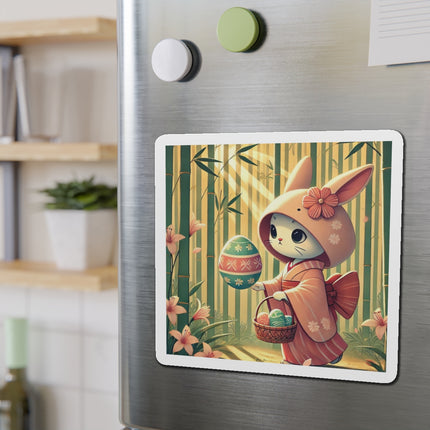 Geisha Kitten’s Easter Die-Cut Magnets (5 Sizes)