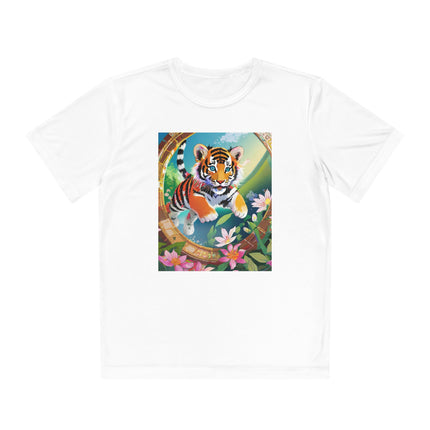 Majestic Tiger Cub Youth Competitor Tee – Courage, Adventure & Fiery Spirit