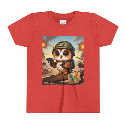 Owl on the Front Lines Youth Short Sleeve Tee