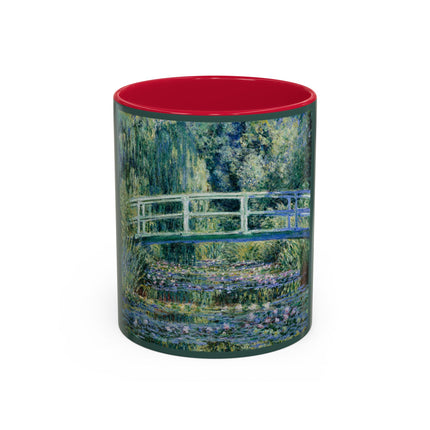 Water Lilies and Japanese Bridge by Claude Monet Colorful Mugs (11oz, 15oz)