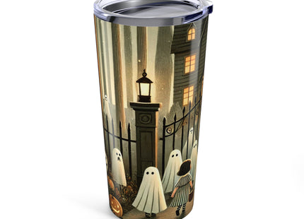 Ghostly Welcome – A Halloween Night Tumbler 20oz