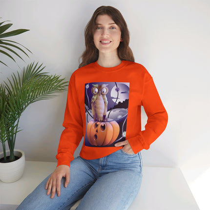 The Startled Pumpkin Unisex Heavy Blend™ Crewneck Sweatshirt
