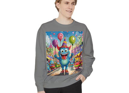 Monster Parade Madness Unisex Garment-Dyed Sweatshirt