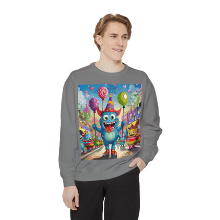 Monster Parade Madness Unisex Garment-Dyed Sweatshirt