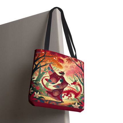 The Dragon Fairy’s Dance Tote Bag – Enchanted Grace & Spring Magic