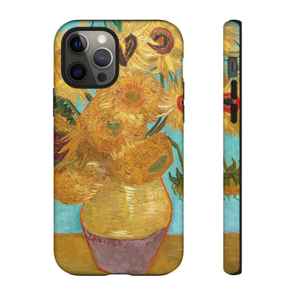 Vase with Twelve Sunflowers by Vincent Van Gogh Phone Cases