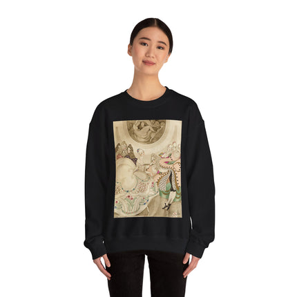 Sur talons rouges (On Red Heels) pl 01 by Gerda Wegener Heavy Blend™ Crewneck Sweatshirt